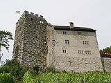 Zachovalá západní část hradu